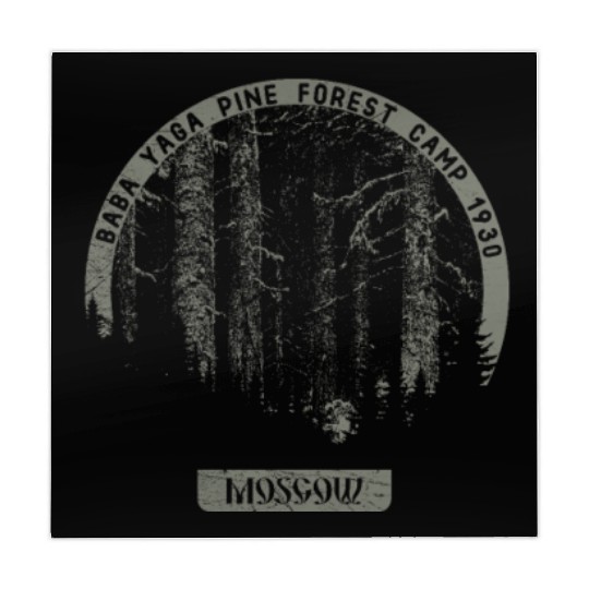 Occult Russian Witch - Baba Yaga Satanic Vintage Mahjong Mats