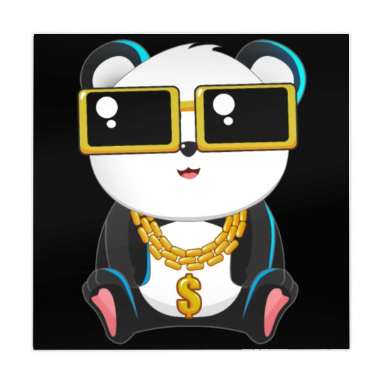 Panda Bear Gangster Chibi Anime Gangsta Lover Mahjong Mats