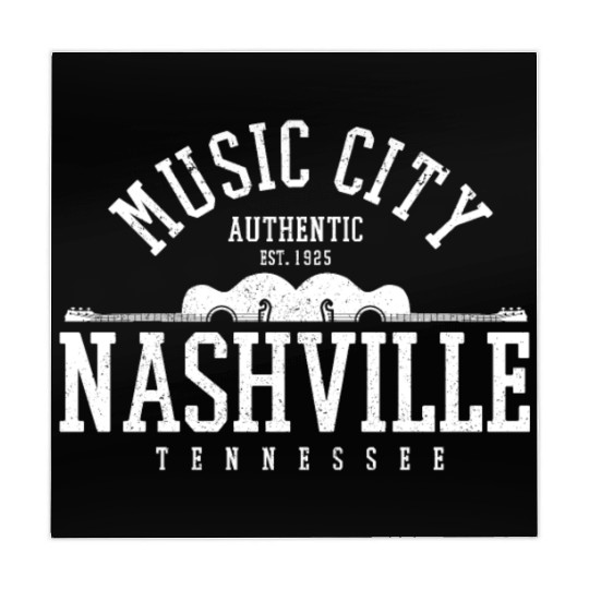 Nashville Country Music City Guitar Mahjong Mats