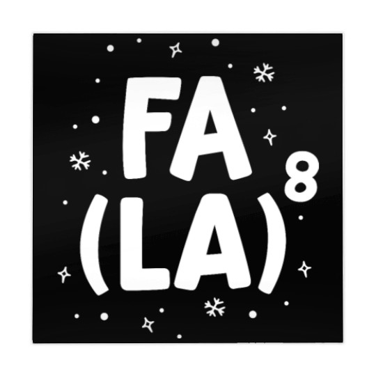 Fa La La Math Teacher Christmas Mahjong Mats Gift Idea