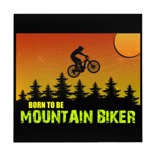 Mountainbike Mountainbiking Bike Born to Drive Mahjong Mats