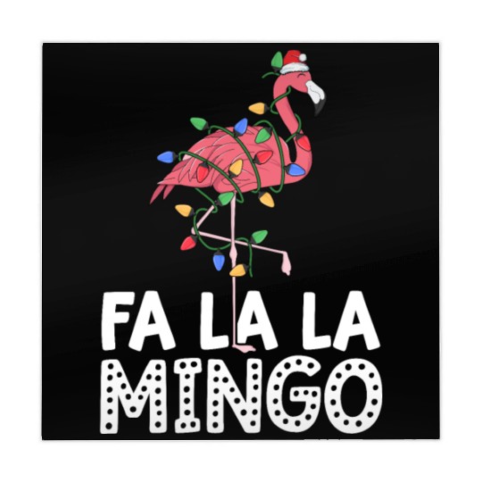 Fa La La Mingo Flamingo Christmas Tree Lights Mahjong Mats