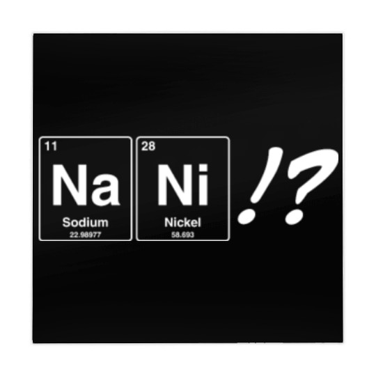 Nani? Na Ni Sodium Nickel periodic table what in Mahjong Mats