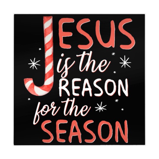 Jesus Is The Reason For The Season Candy Cane Chr Mahjong Mats