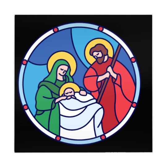 Josef Maria Jesus Jesus birth Bethlehem Christmas Mahjong Mats