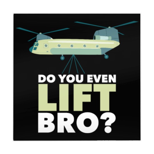 Chinook Helicopter, Do You Even Lift Bro Mahjong Mats