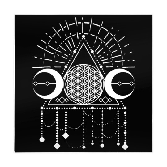 shaman holy geometry yoga symbol life flower Mahjong Mats