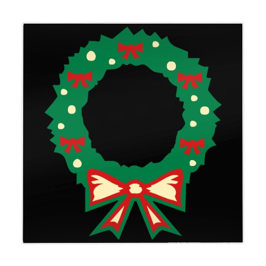 christmas wreath Mahjong Mats