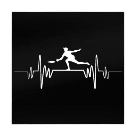 Ultimate Frisbee Heartbeat Mahjong Mats Disc Golf