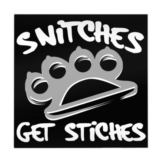 Cool Thug Life Mahjong Mats For Gangster "Snitches Get