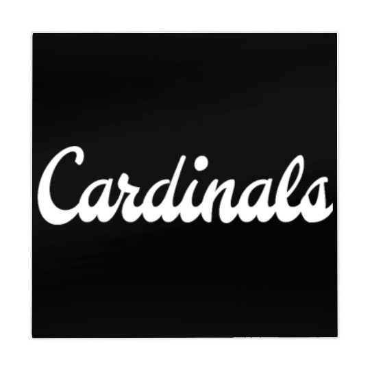 St Louis Cardinal Cardinals Sports Fan Text Design Mahjong Mats