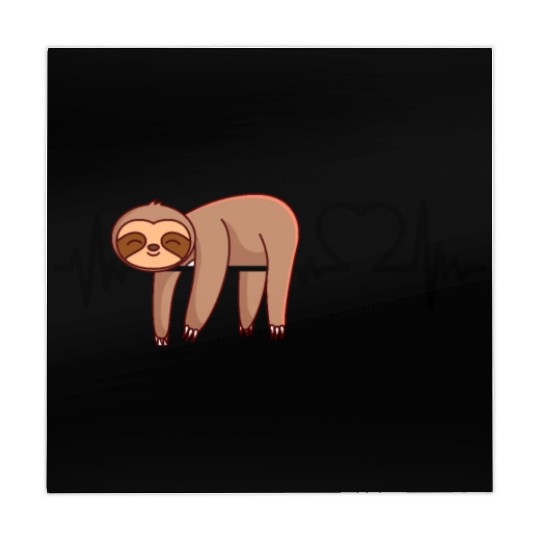 Sloth heartbeat Mahjong Mats