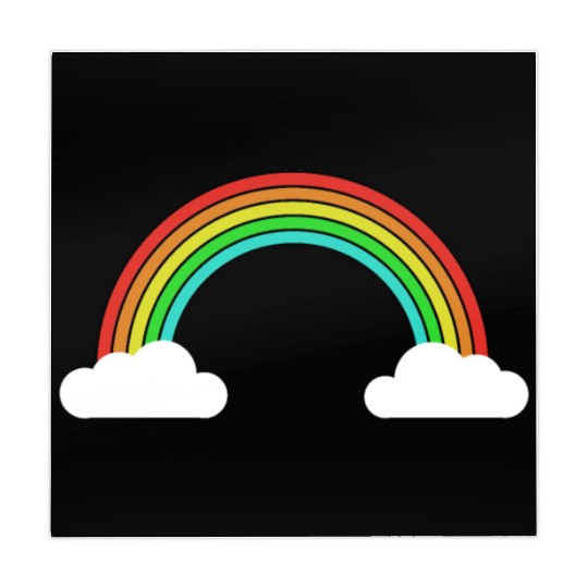 Rainbow clouds | Rainbow colors men women children Mahjong Mats