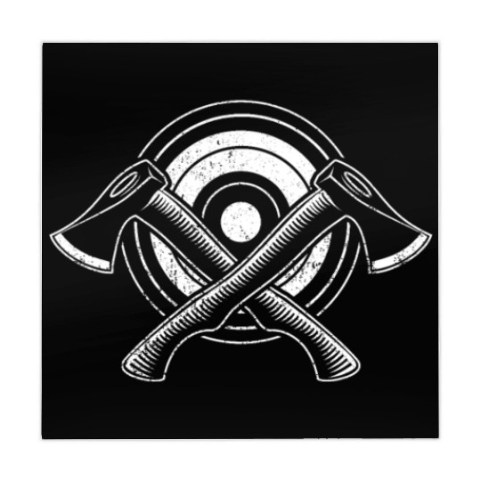 Bullseye Axe Throwing - Cool Axe Thrower Gift Mahjong Mats