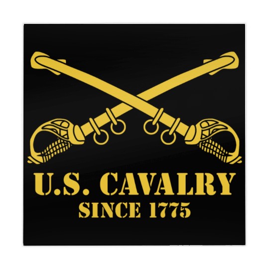 US Cavalry Army Branch Crossed Sabers Military Mahjong Mats