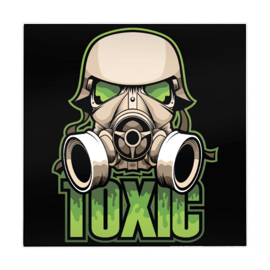 Toxic, Gas Mask, Anti Virus, Bio Hazard, Survival Mahjong Mats