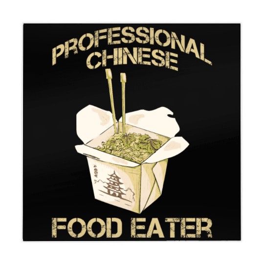Professional Chinese Food Eater Asian Noodle Lover Mahjong Mats
