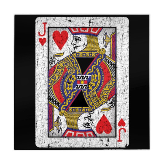 jack of hearts playing card Mahjong Mats