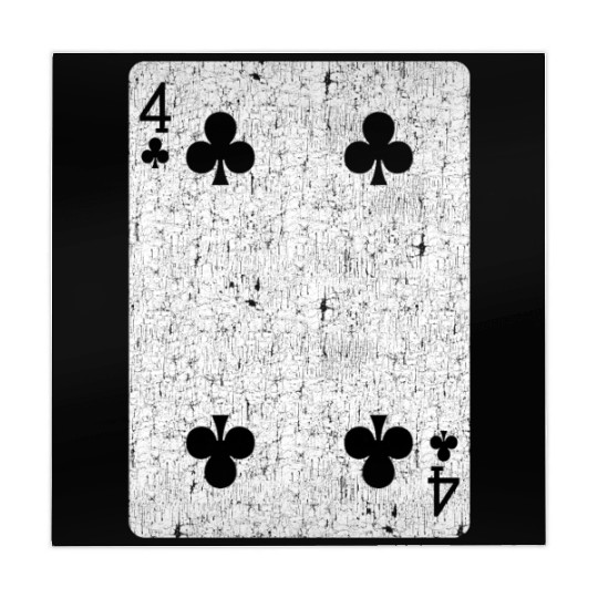 four of clubs playing card Mahjong Mats