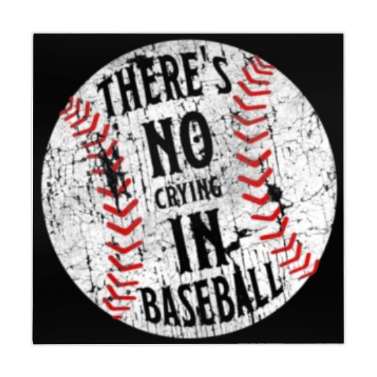 There's No Crying In Baseball I Love Sport Softba Mahjong Mats