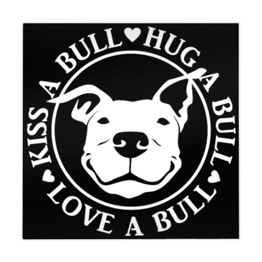 Love-A-Bull Pitbull Bully Dog Rescue Mahjong Mats