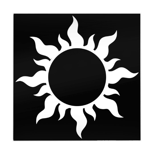 Mask - Sun (Solar Eclipse) Mahjong Mats