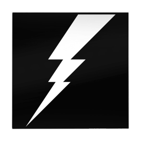 Lightning Bolt Geometric Vector Shape Mahjong Mats