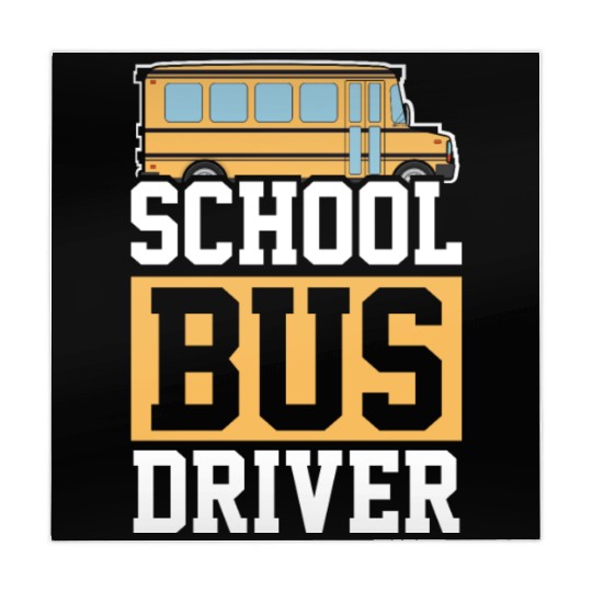 Bus Driver School Bus Mahjong Mats