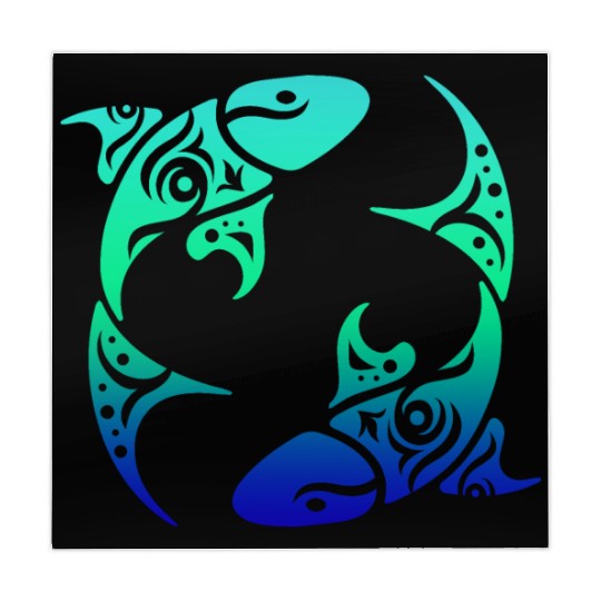 T Tattoo Pisces Horoscope Gift Idea Mahjong Mats