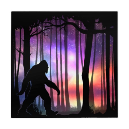 Bigfoot Northern Lights - Space Galaxy Aurora Mahjong Mats