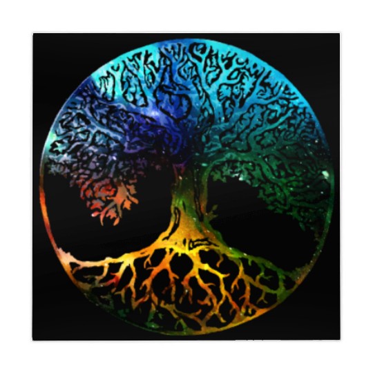 Tree of Life Mandala Mahjong Mats