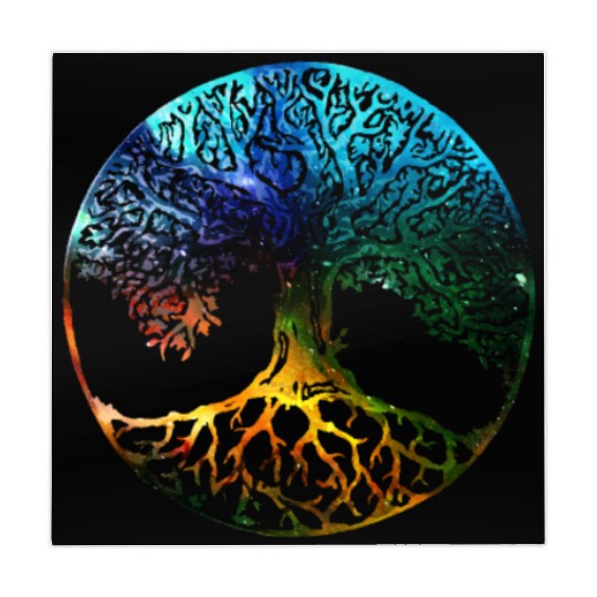 Tree of Life Mandala Mahjong Mats