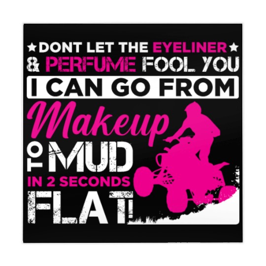 ATV Girl Makeup Offroad vehicles Quad Bike Driver Mahjong Mats