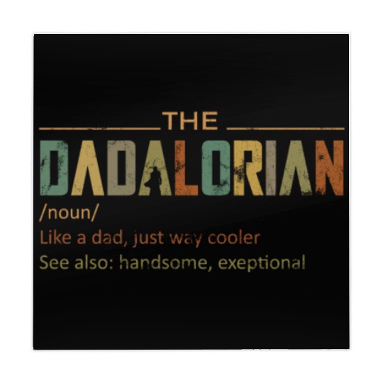 The DADALORIAN, Funny Fathers day gift for dad Mahjong Mats
