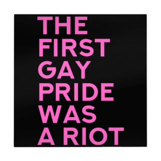 The first gay pride was a riot - Gay Pride LGBT Mahjong Mats