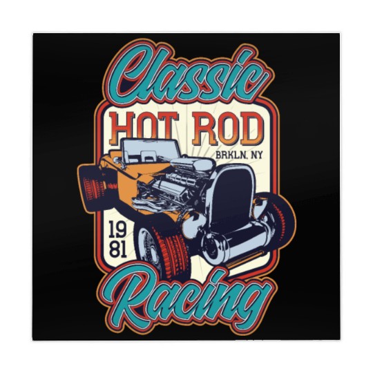 Classic Hot Rod Racing Mahjong Mats