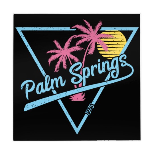 Palm Springs Vintage Retro 1975 Mahjong Mats