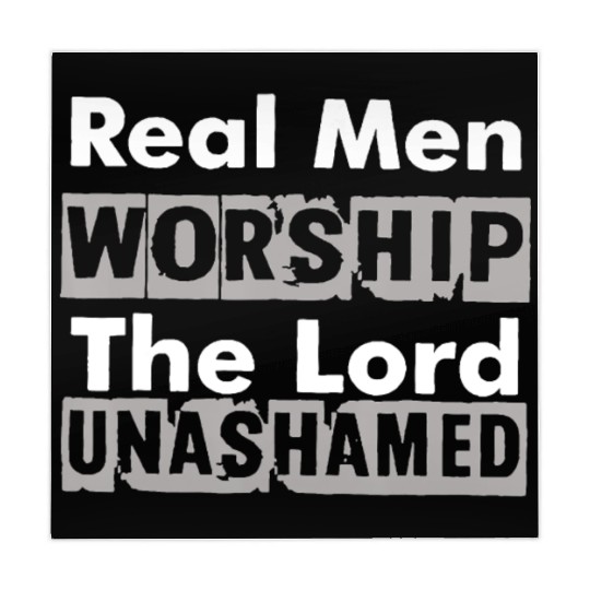 Real Men Worship The Lord Unashamed Mahjong Mats