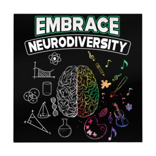 Embrace Neurodiversity Brain Voice Mahjong Mats