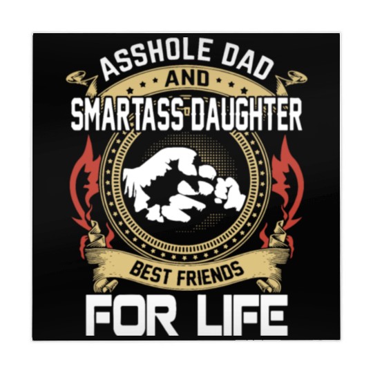 asshole dad and smartass daughter Mahjong Mats