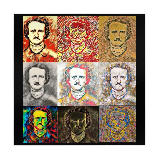 Unique Portrait Reveals Young Edgar Allan Poe Mahjong Mats