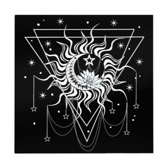 sun moon star Mahjong Mats