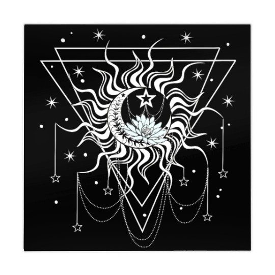 sun moon star Mahjong Mats