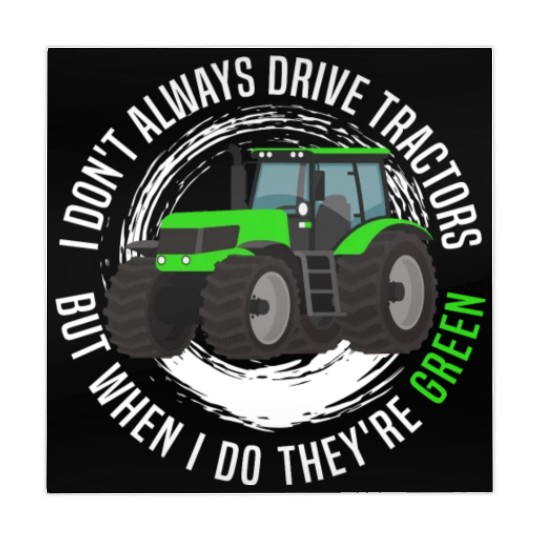 Green Tractor Mahjong Mats