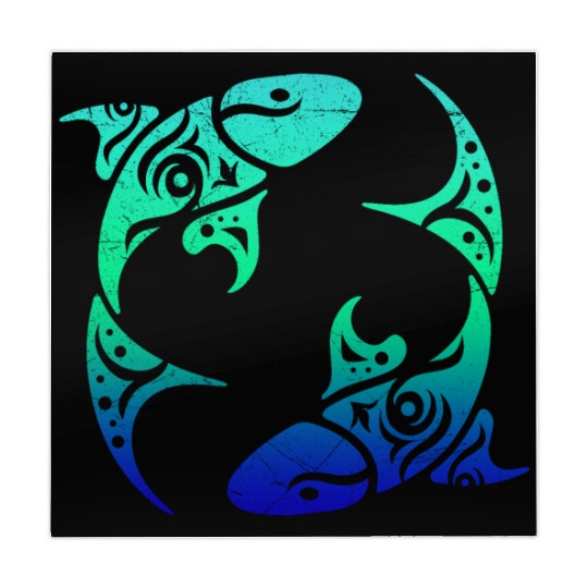 T Tattoo Pisces Horoscope Gift Idea Mahjong Mats