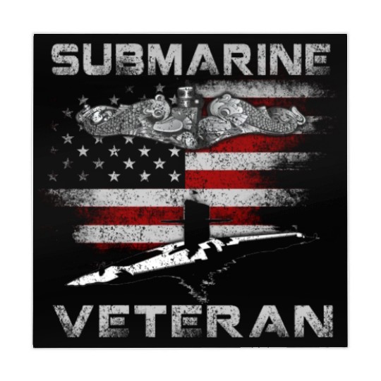 Vintage US Navy Submarine Service Veteran Mahjong Mats