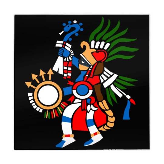 Aztec Symbol Aztec God of War Huitzilopochtli Mahjong Mats