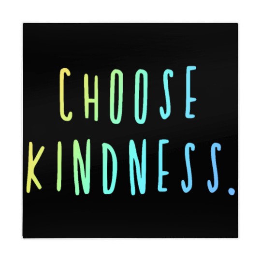 Choose Kindness Cool Colors Ombre Mahjong Mats