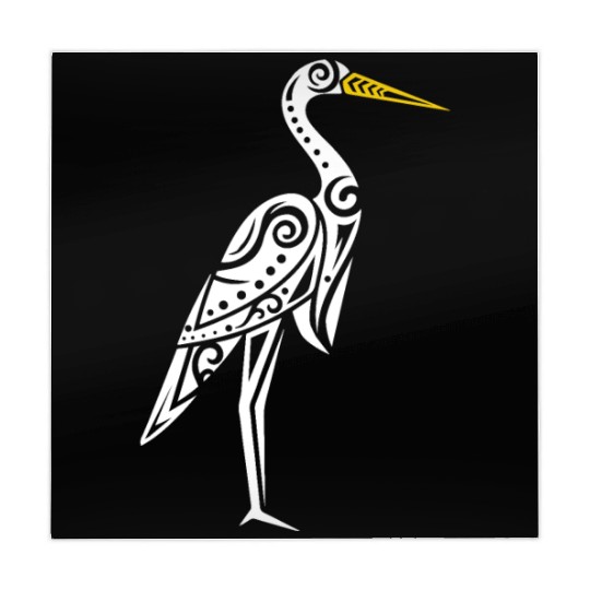 Maori Kotuku White Heron Polynesian T Tattoo Mahjong Mats