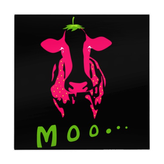 Strawberry cow, Strawberry cow pink, pink cow Mahjong Mats